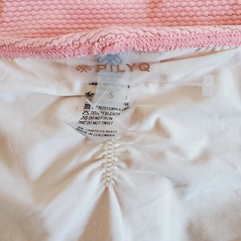 New Pilyq Coral Coast Basic Ruched Full Bottoms Size Small